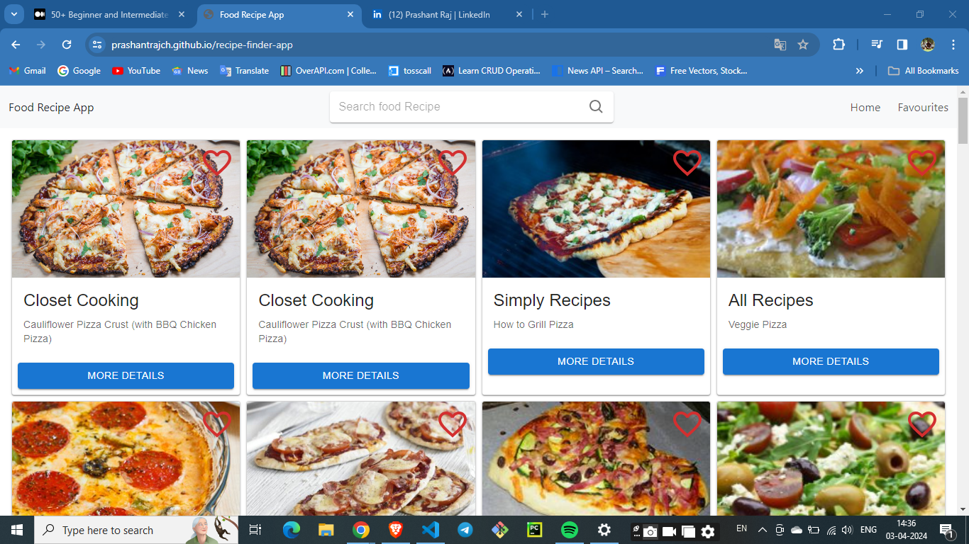 Recipe Finder App